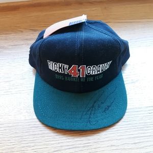 NEW Autographed Ricky Craven Rookie Hat